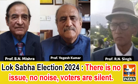 Lok Sabha Election 2024 : There is no issue, no noise, voters are silent.
