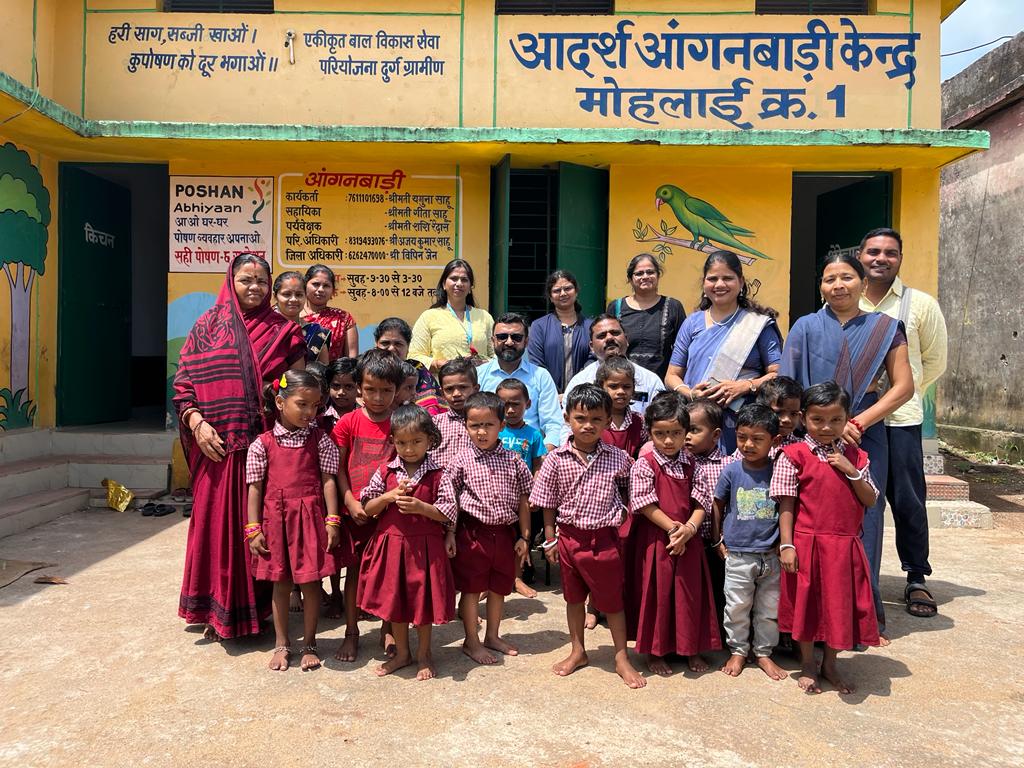 Karnataka’s team visits Chhattisgarh to observe innovative measures of Anganwadi Centers