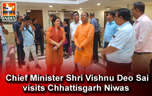  Chief Minister Shri Vishnu Deo Sai visits Chhattisgarh Niwas