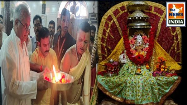 Chief Minister Shri Baghel visited Maa Danteshwari temple in Jagdalpur