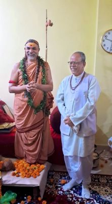 Sai Masand had a consultation with Swami Avimukteshwaranand Saraswati, who came to Raipur after becoming the Shankaracharya of Jyotirmath.