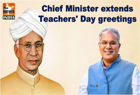 Chief Minister extends Teachers' Day greetings