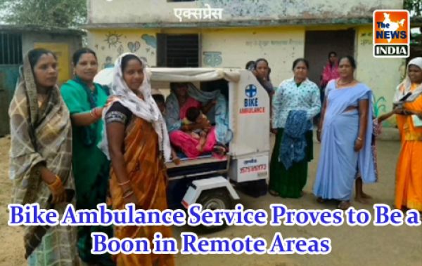  Bike Ambulance Service Proves to Be a Boon in Remote Areas