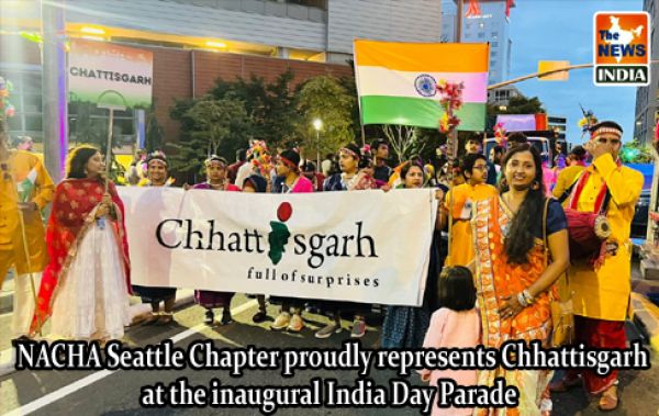  NACHA Seattle Chapter proudly represents Chhattisgarh at the inaugural India Day Parade
