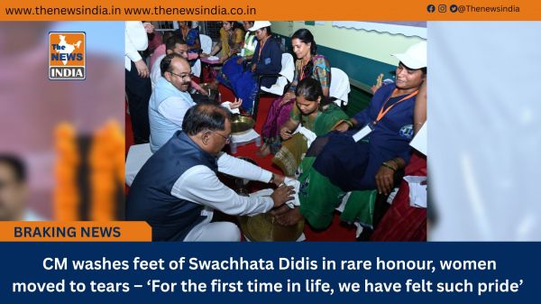 CM washes feet of Swachhata Didis in rare honour, women moved to tears – ‘For the first time in life, we have felt such pride’