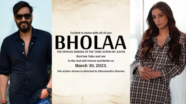 Ajay Devgn, Tabu conclude shooting of 'Bholaa'