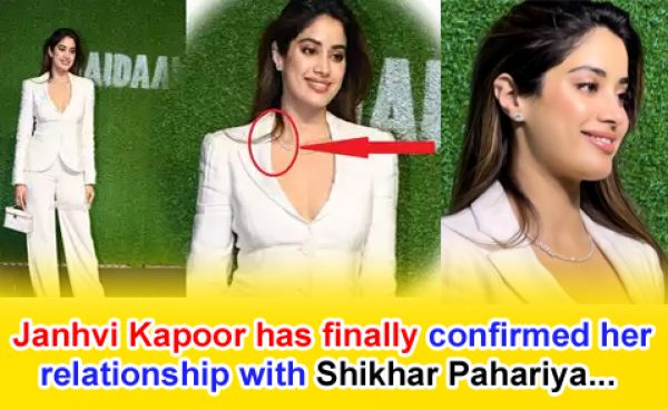  Janhvi Kapoor has finally confirmed her relationship with Shikhar Pahariya...