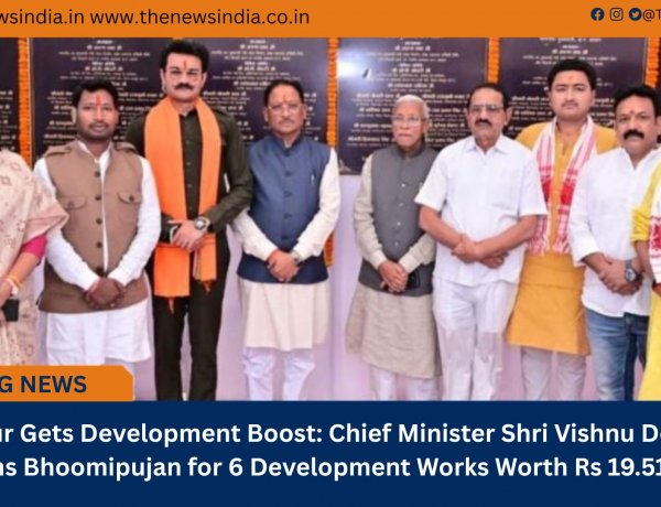 Jashpur Gets Development Boost: Chief Minister Shri Vishnu Deo Sai Performs Bhoomipujan for 6 Development Works Worth Rs 19.51 Crore