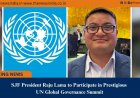 SJF President Raju Lama to Participate in Prestigious UN Global Governance Summit