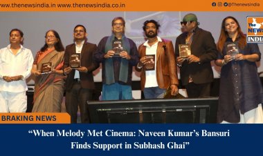 “When Melody Met Cinema: Naveen Kumar’s Bansuri Finds Support in Subhash Ghai”