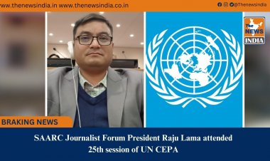 SAARC Journalist Forum President Raju Lama attended 25th session of UN CEPA 