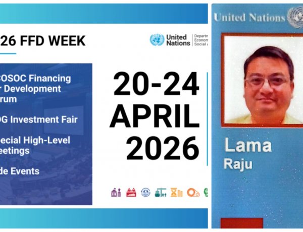 SAARC Journalist Forum President Participates in UN Development Financing Forum