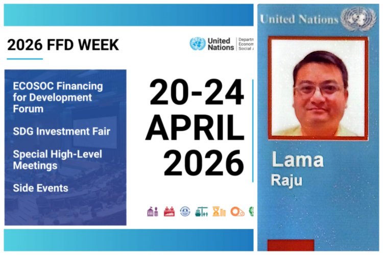 SAARC Journalist Forum President Participates in UN Development Financing Forum