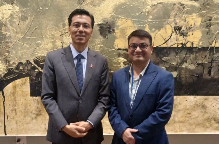 SAARC Journalist Forum President Lama Meets ECOSOC President Thapa at United Nations