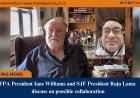FPA President Ians Williams and SJF President Raju Lama  discuss on possible collaboration 
