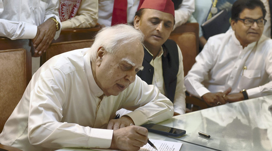 Kapil Sibal files RS nomination as SP-backed Independent, says he quit Cong on May 16
