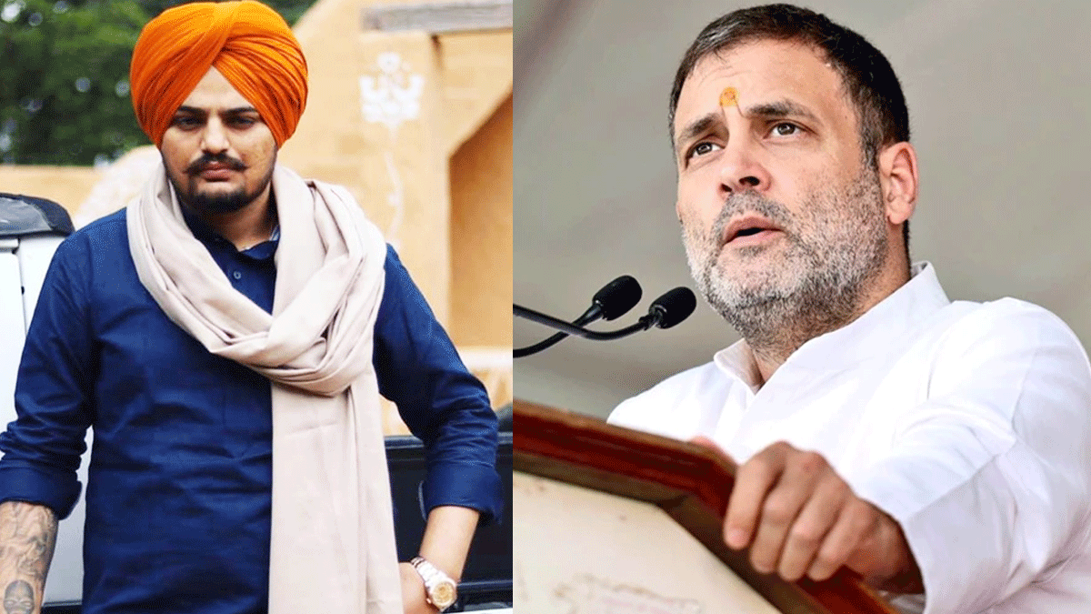 Rahul Gandhi visits Moosewala's house in Punjab