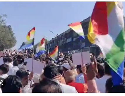 Protests against the government's decision to designate Parasnath Hill in the Jharkhand district of Giridih