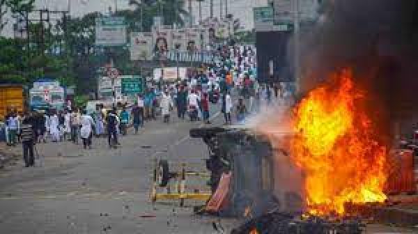 Two people died during the violent protest that erupted in Ranchi after Friday prayers 