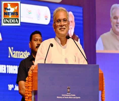  Presence of Chess Olympiad Torch Relay in Chhattisgarh will act as inspiration for the budding players here; Chess will be promoted in schools: Mr. Bhupesh Baghel