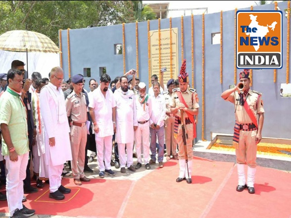  Chief Minister Mr Baghel  inaugurated Jheeram Valley Martyr Memorial in Jagdalpur
