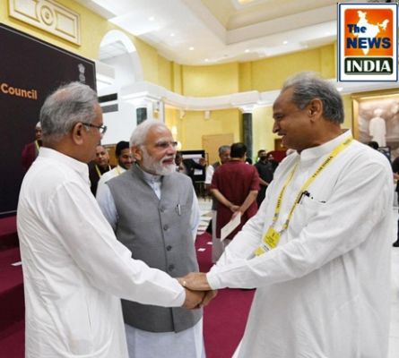  Prime Minister Narendra Modi praises Chhattisgarh’s Godhan Nyay Yojana at Governing Council Meeting of NITI Aayog