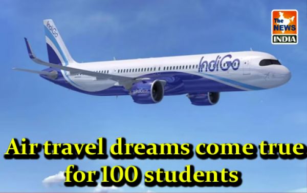  Air travel dreams come true for 100 students