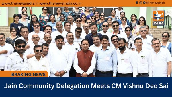 Jain Community Delegation Meets CM Vishnu Deo Sai