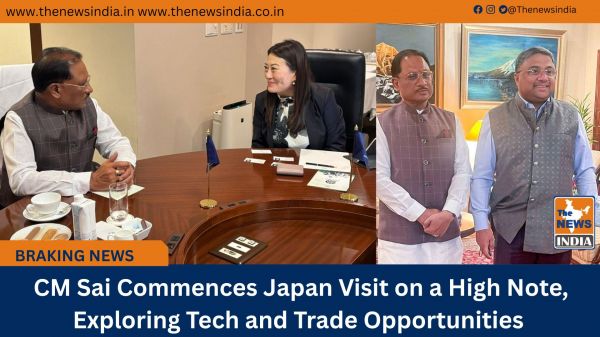  CM Sai Commences Japan Visit on a High Note, Exploring Tech and Trade Opportunities