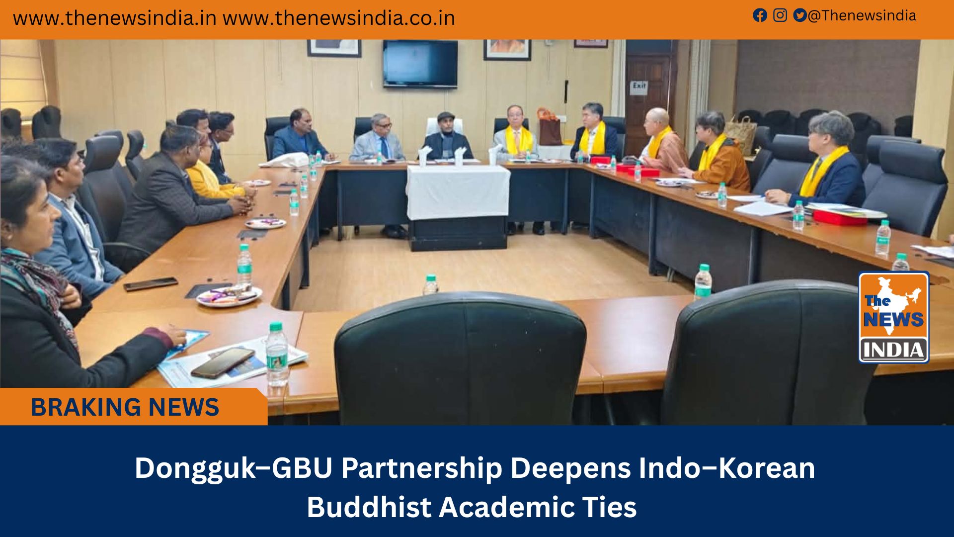 Dongguk&ndash;GBU Partnership Deepens Indo&ndash;Korean Buddhist Academic Ties 