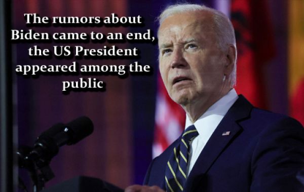 The rumors about Biden came to an end, the US President appeared among the public